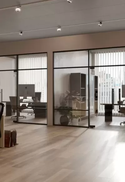 Cửa Slim LEED tại toà nhà Sunwah Pearl