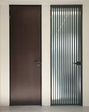 cửa lùa góc vuông
